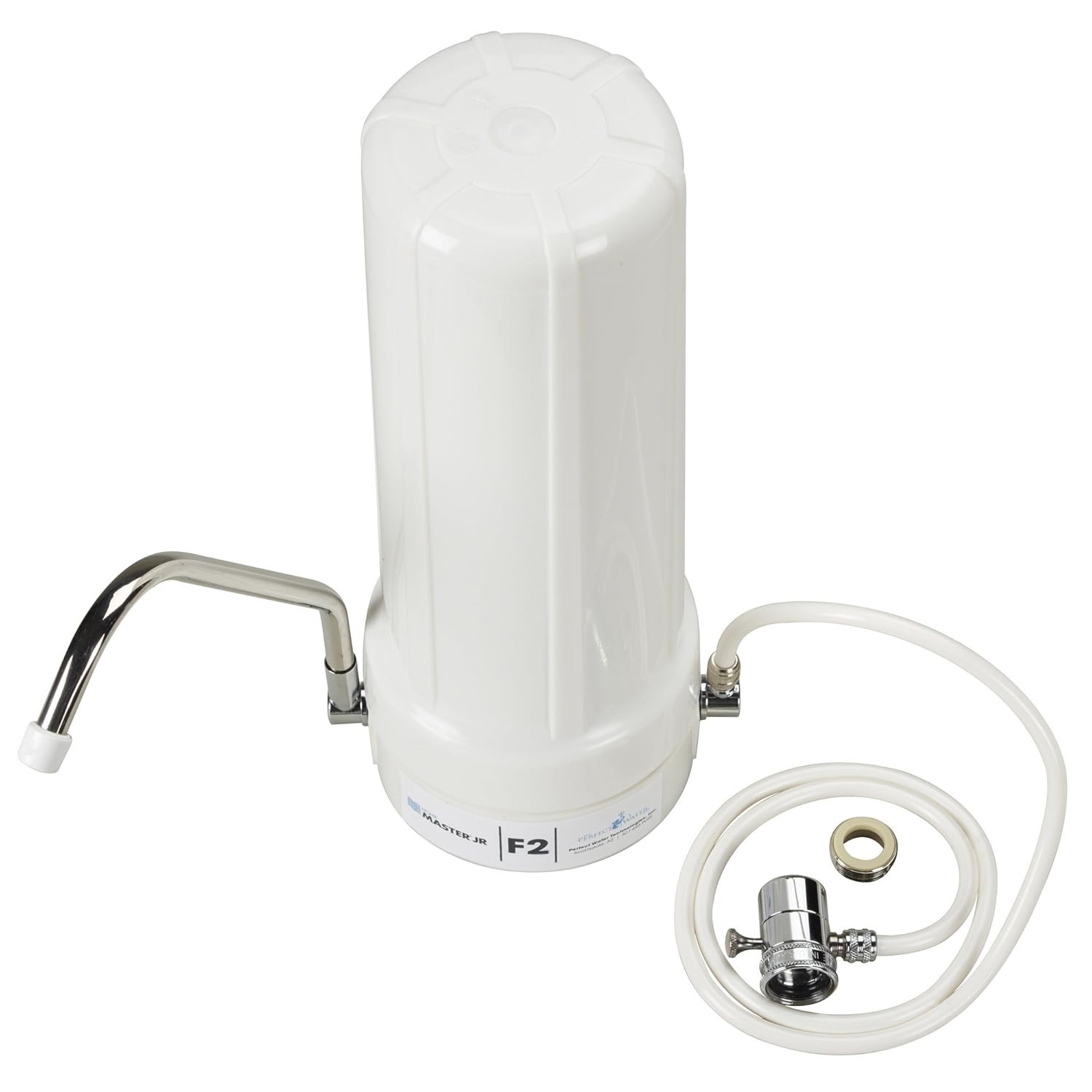 Home Master TMJRF2 Jr F2 Multi-Stage Countertop Water Filter F2, White