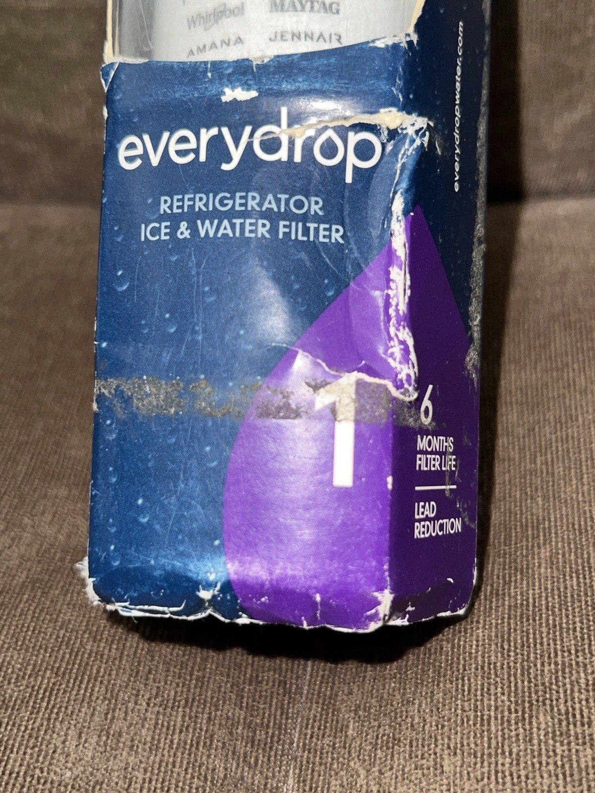 Εverydrop 1 Refrigerator Ice & Water Filter ΕDR1RXD1R Whirlpool BRAND NEW