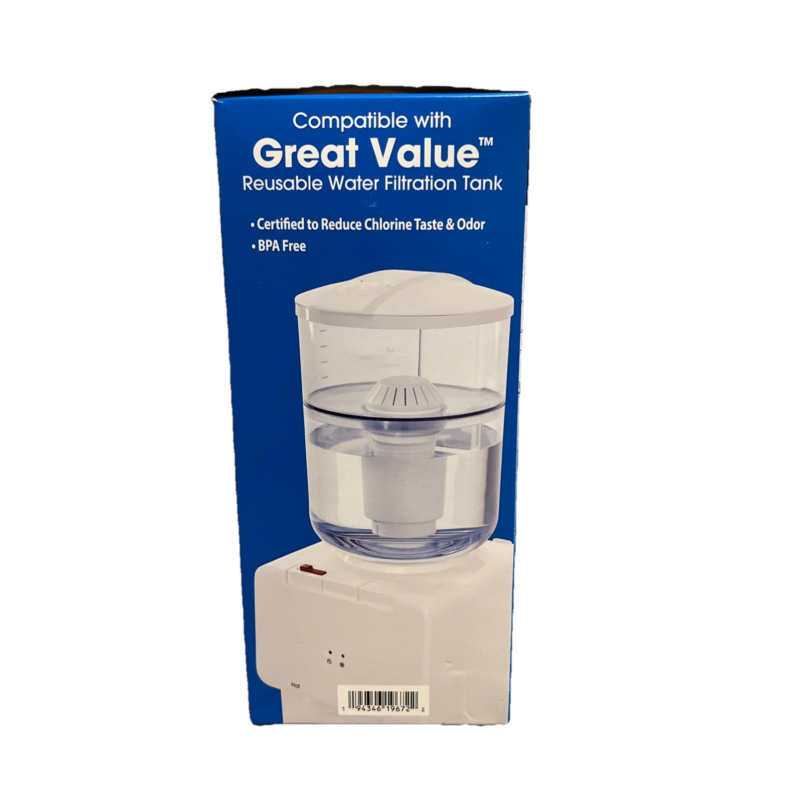 Great Value Water Filtration Tank Replacement Filter New