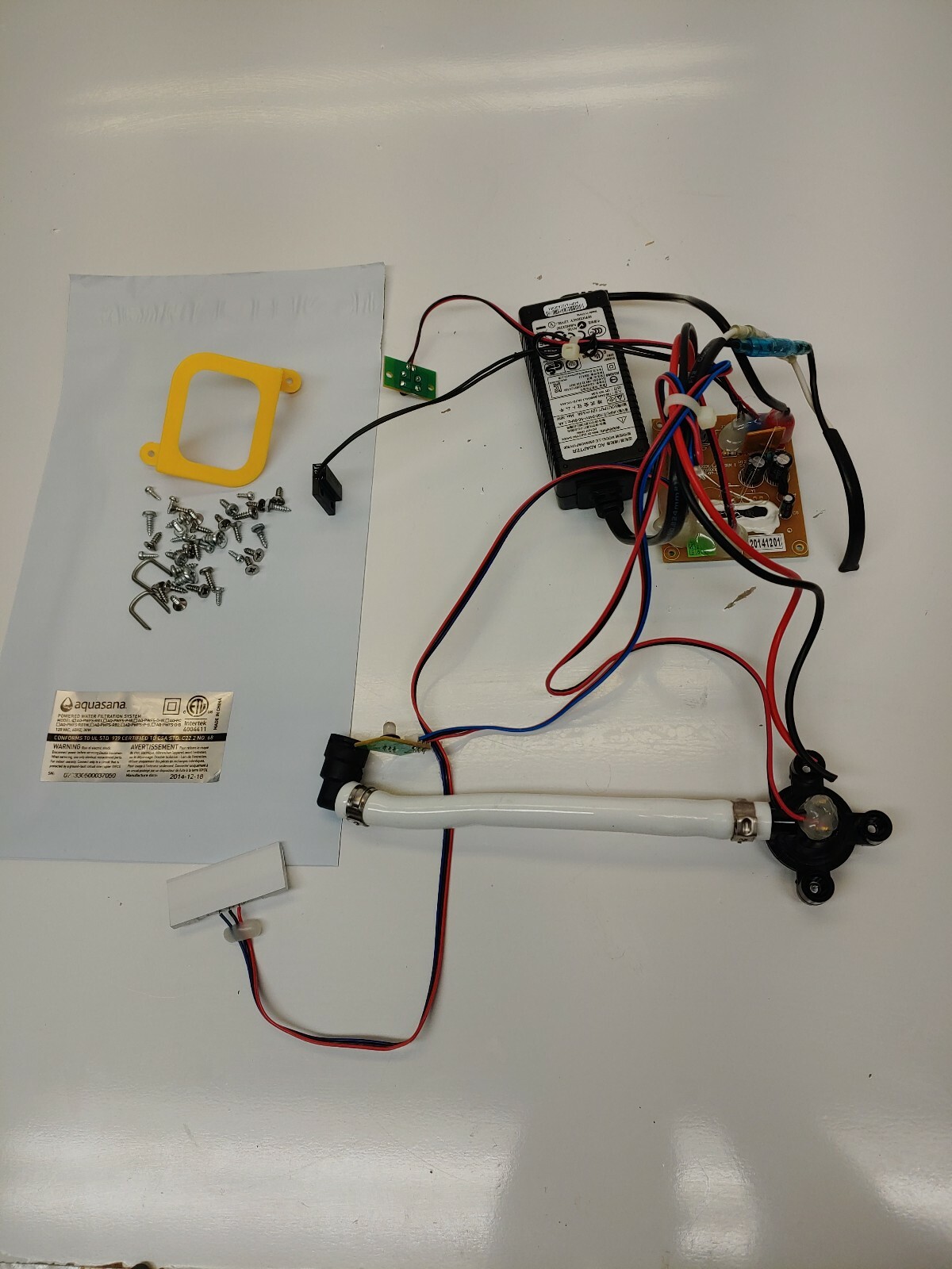 Aquasana AQ-PWFS-RB1 Sensor Electronic Power supply Various Replacement Parts A1