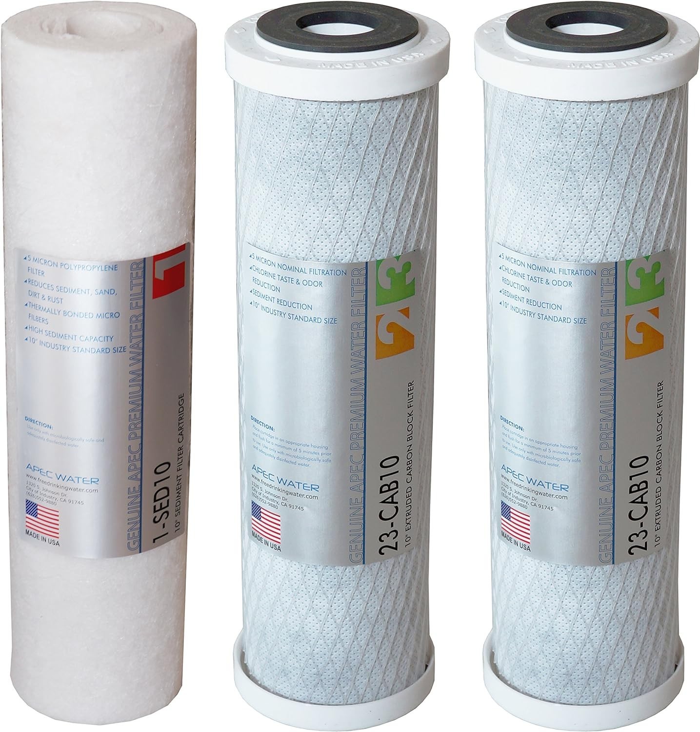 Systems ULTIMATE Series Made Stage 1, 2 & 3 Replacement For Undersink System