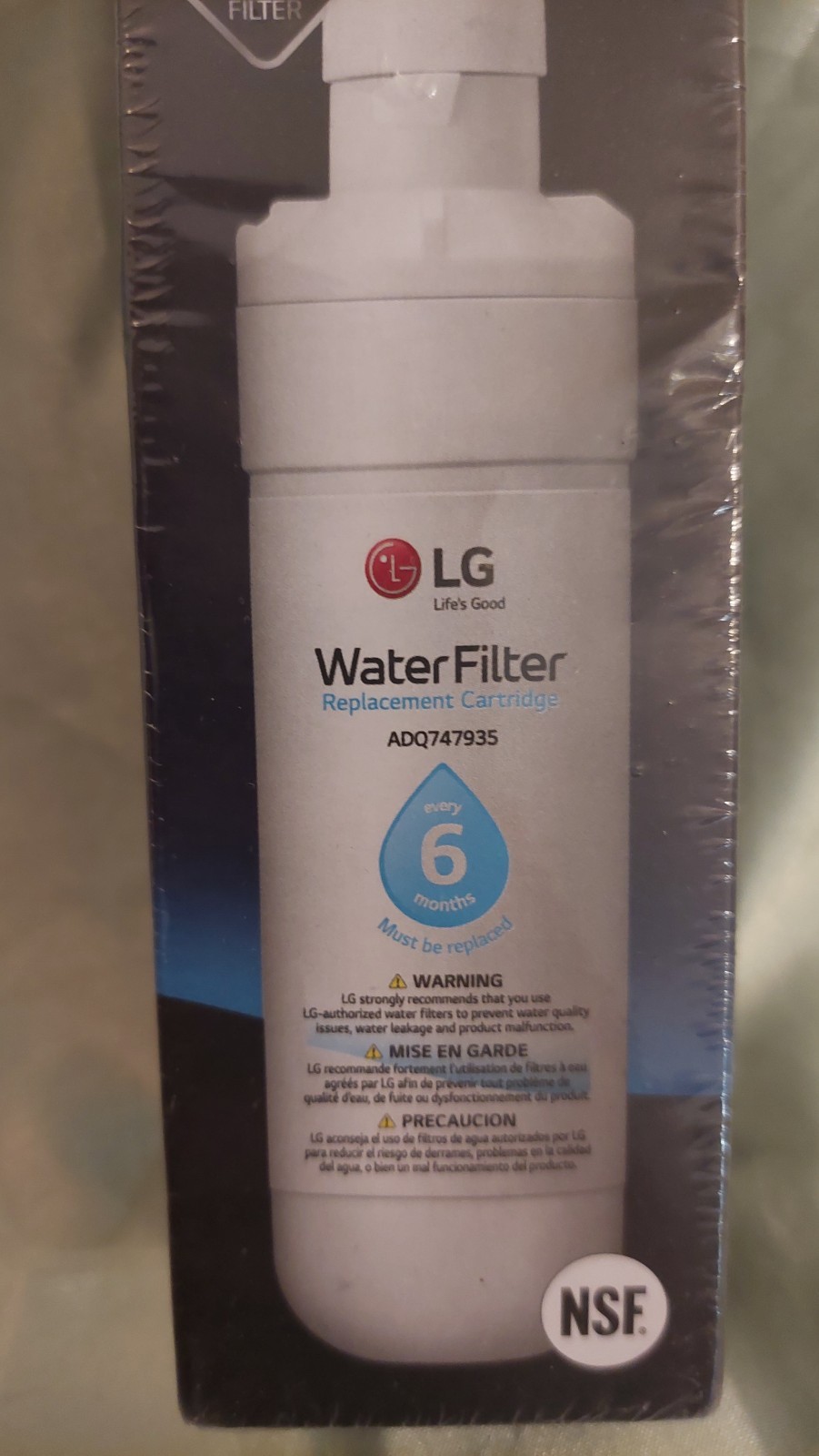 LG LT1000P Water Filter Replacement Cartridge LT1000PC/PCS – NSF