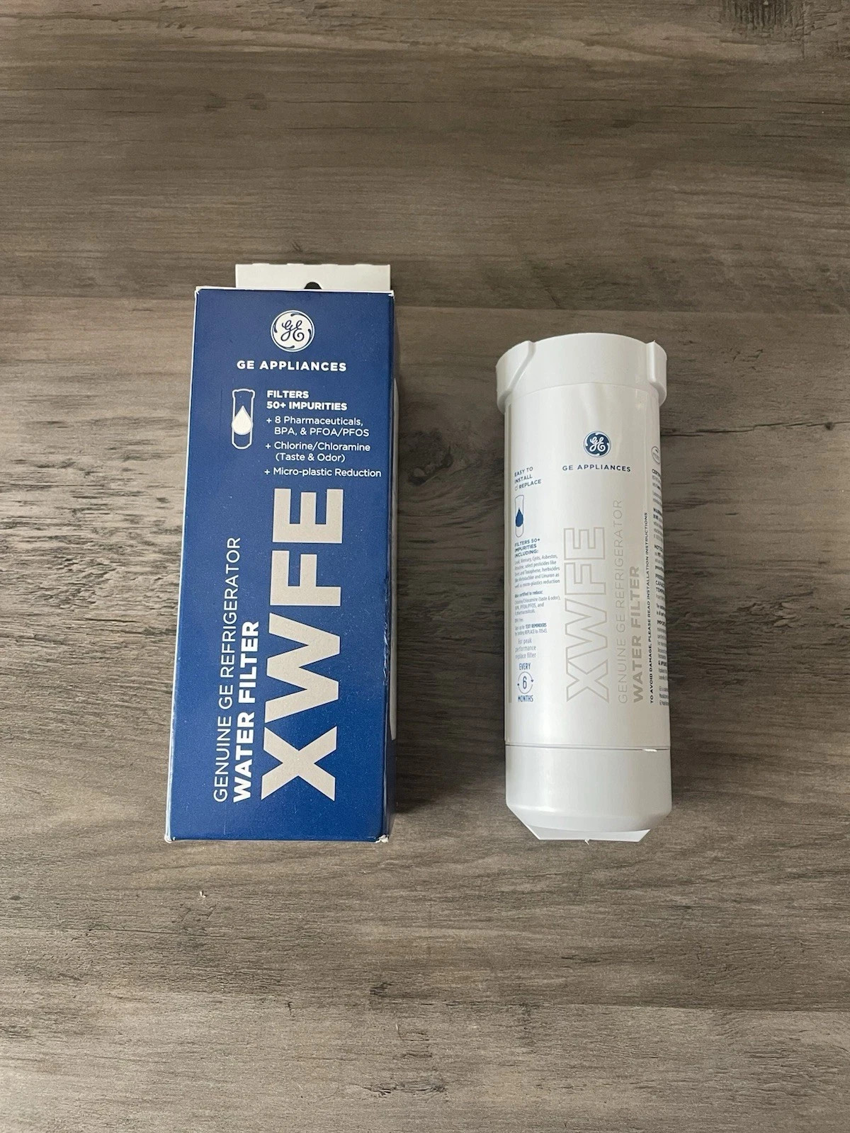 GE XWFE Genuine OEM Refrigerator Water Filter Replacement NOB
