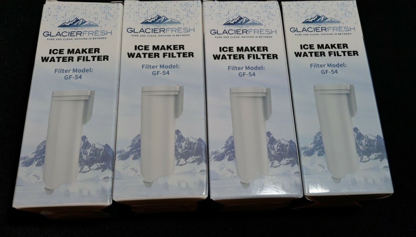 Glacier Fresh Ice Maker Water Filter GF-54 Lot of 4