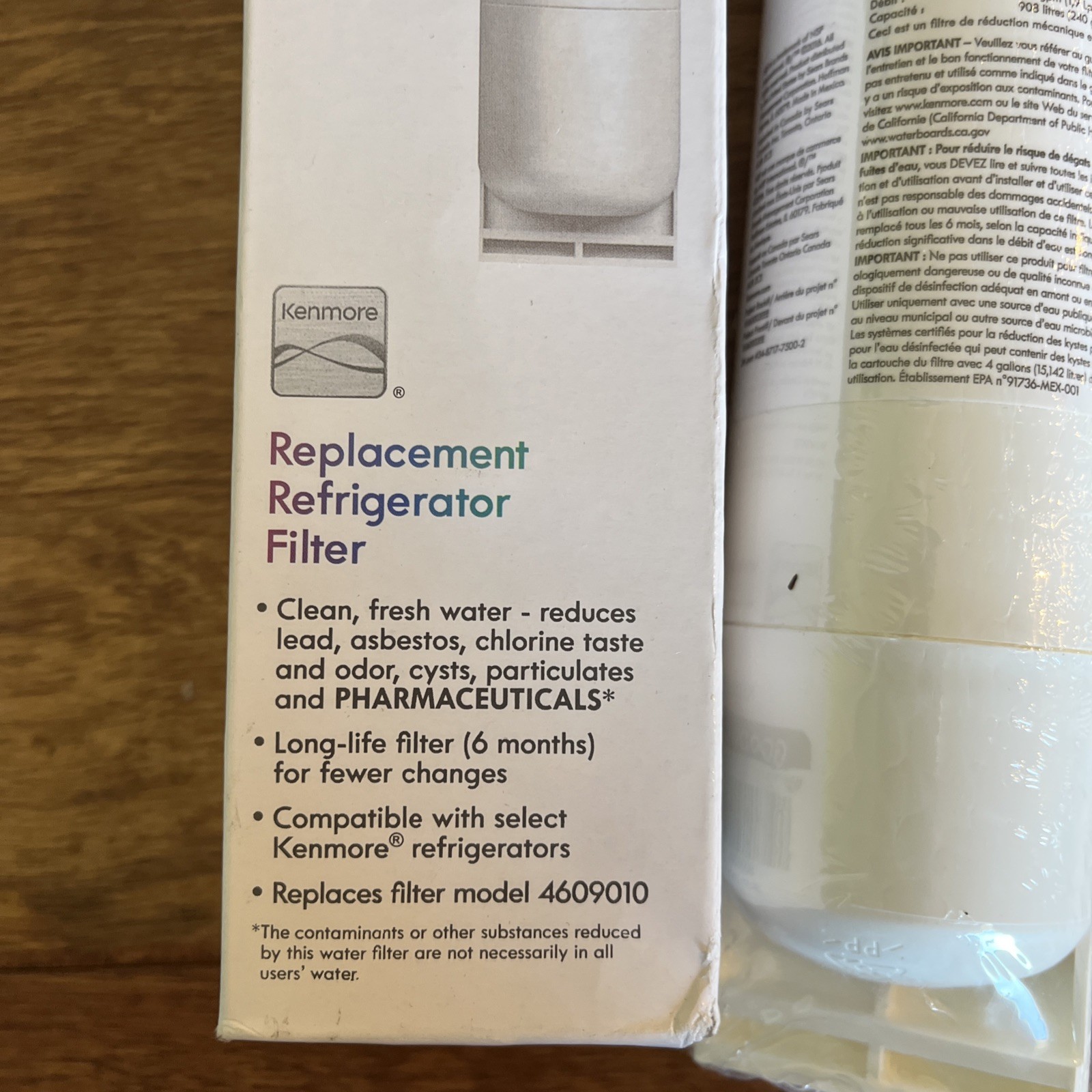 Kenmore 9085 Replacement Refrigerator Water Filter (4609085) – 1-PACK NEW