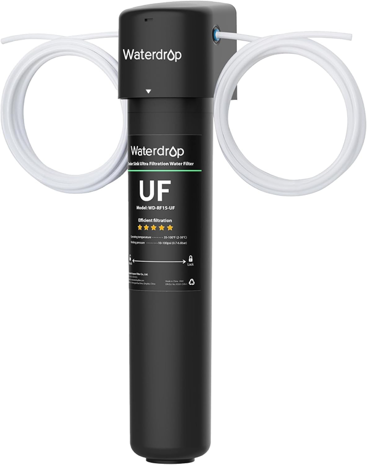 15UC-UF 0.01 Μm Inline Water Filter for Refrigerator, 2 Years, in Line Water Fil