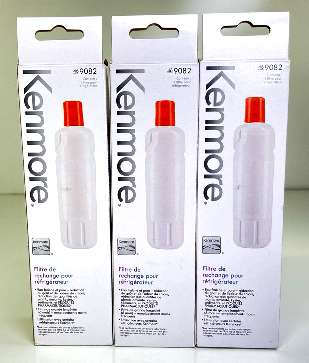 3- New, 9082 Replacement Refrigerator Filter Kenmore 46-9082,46-9903, Free Ship