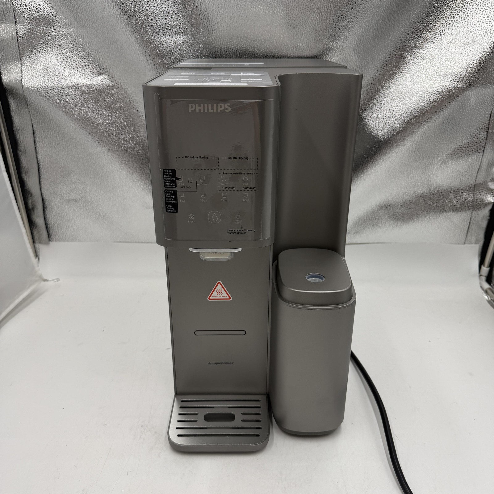 PHILIPS Reverse Osmosis Water Filter Countertop ADD6928DG/37 Cold&Hot, Pro UV
