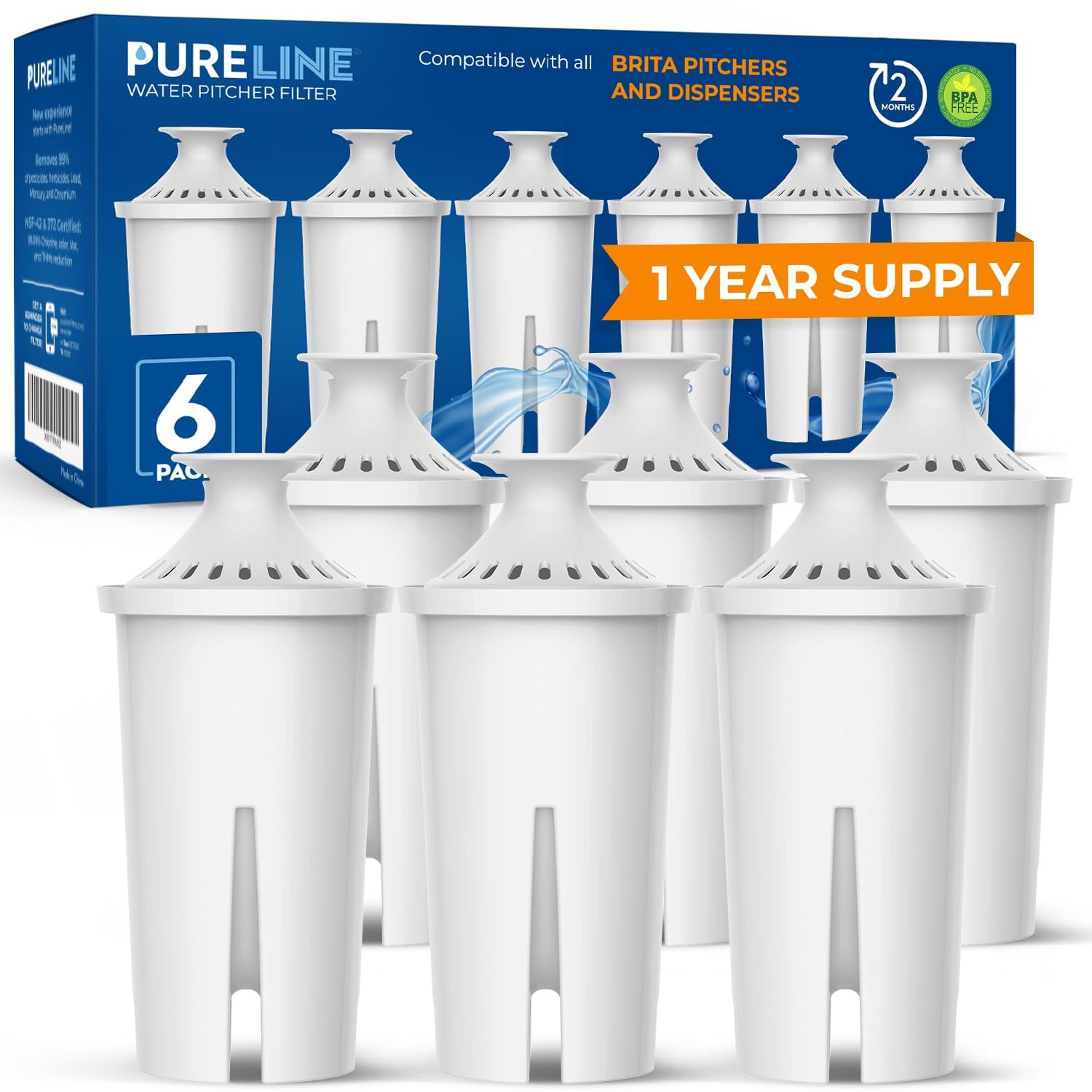 Replacement for Brita® Filter, Pitchers and Dispensers, Classic 35557, OB03, …