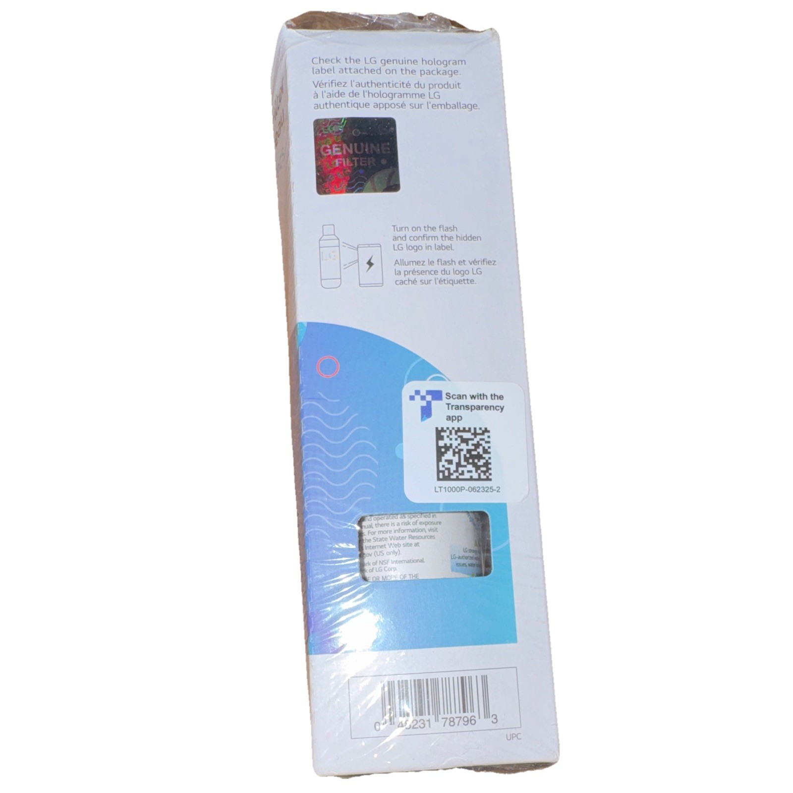 LG LT1000P/PC/PCS Refrigerator Water Filter Carbon Block, 200 Gal, 1 Pack