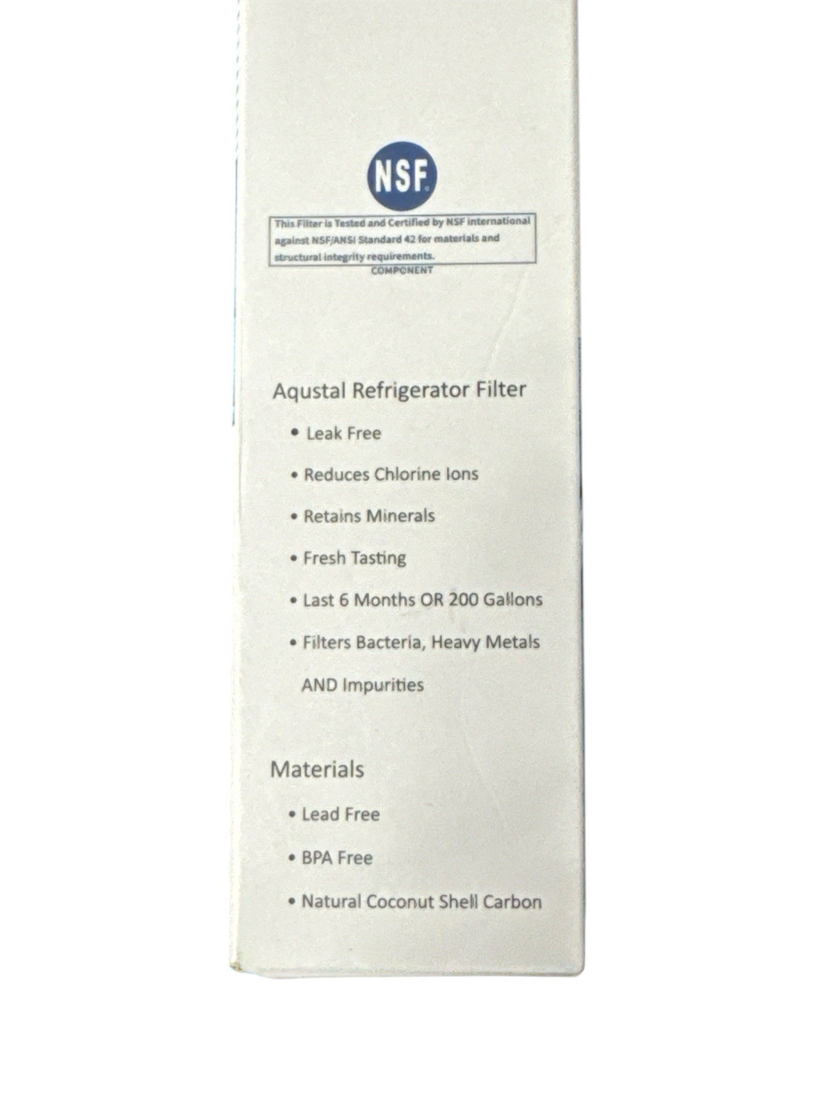 Aqustal – New/Sealed – 3 Pack – EPTWFU01 – Water Filter Replacement – Frigidaire