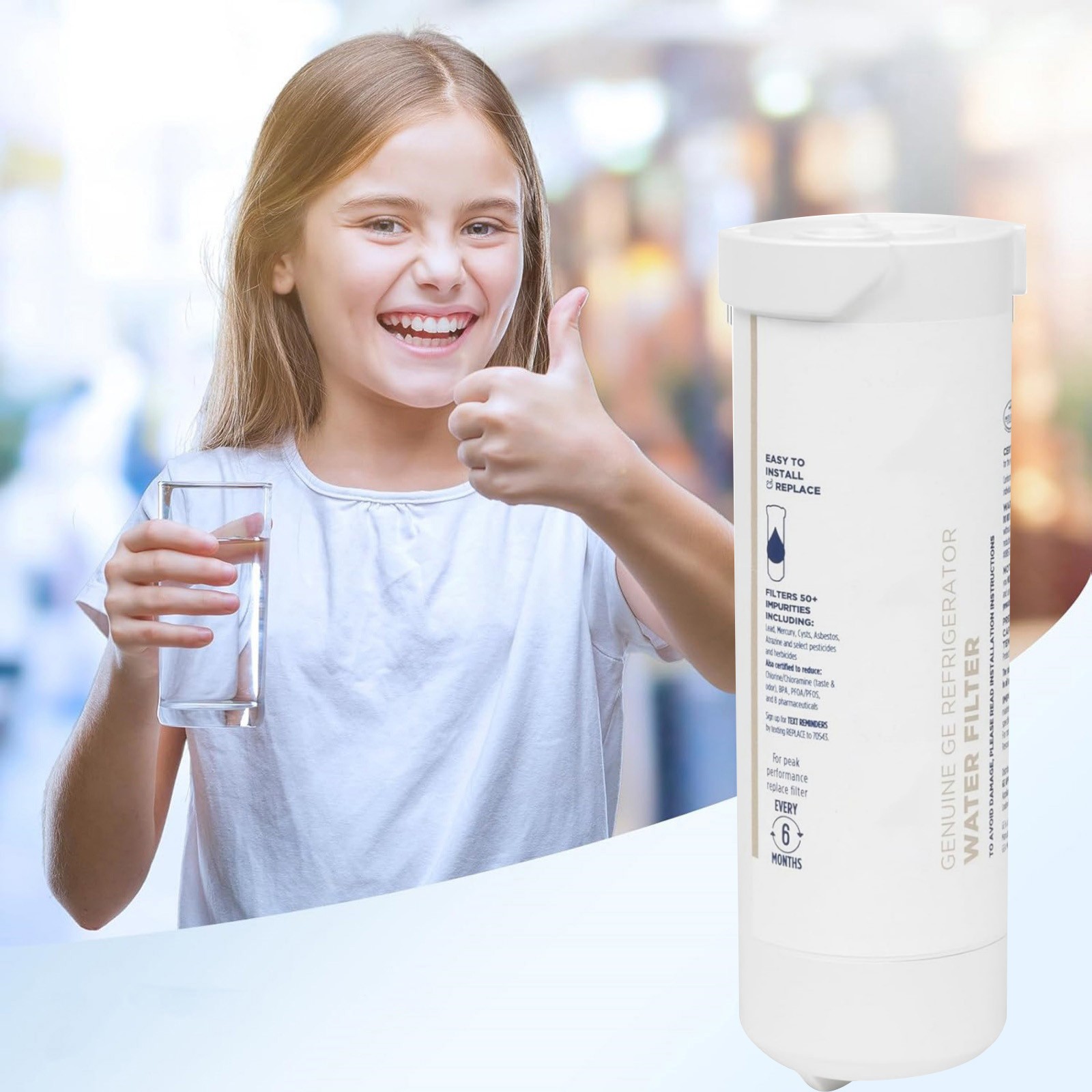 For GE XWFE Water Filter Cartridge Replacement Without Chip Reduce Impurities