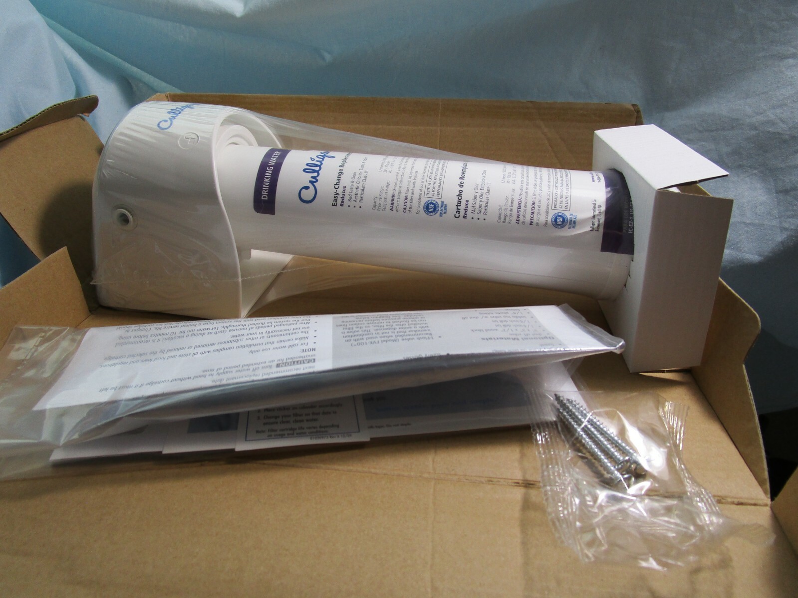 Culligan IC-EZ-1 Easy Change Icemaker & Refrigerator Dispenser Filter RC-EZ-1