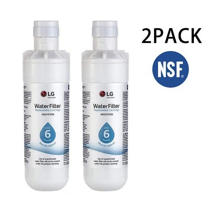 US Stock 2PACK Replacement Fridge Refrigerator Water Filter LG LT1000P ADQ747935