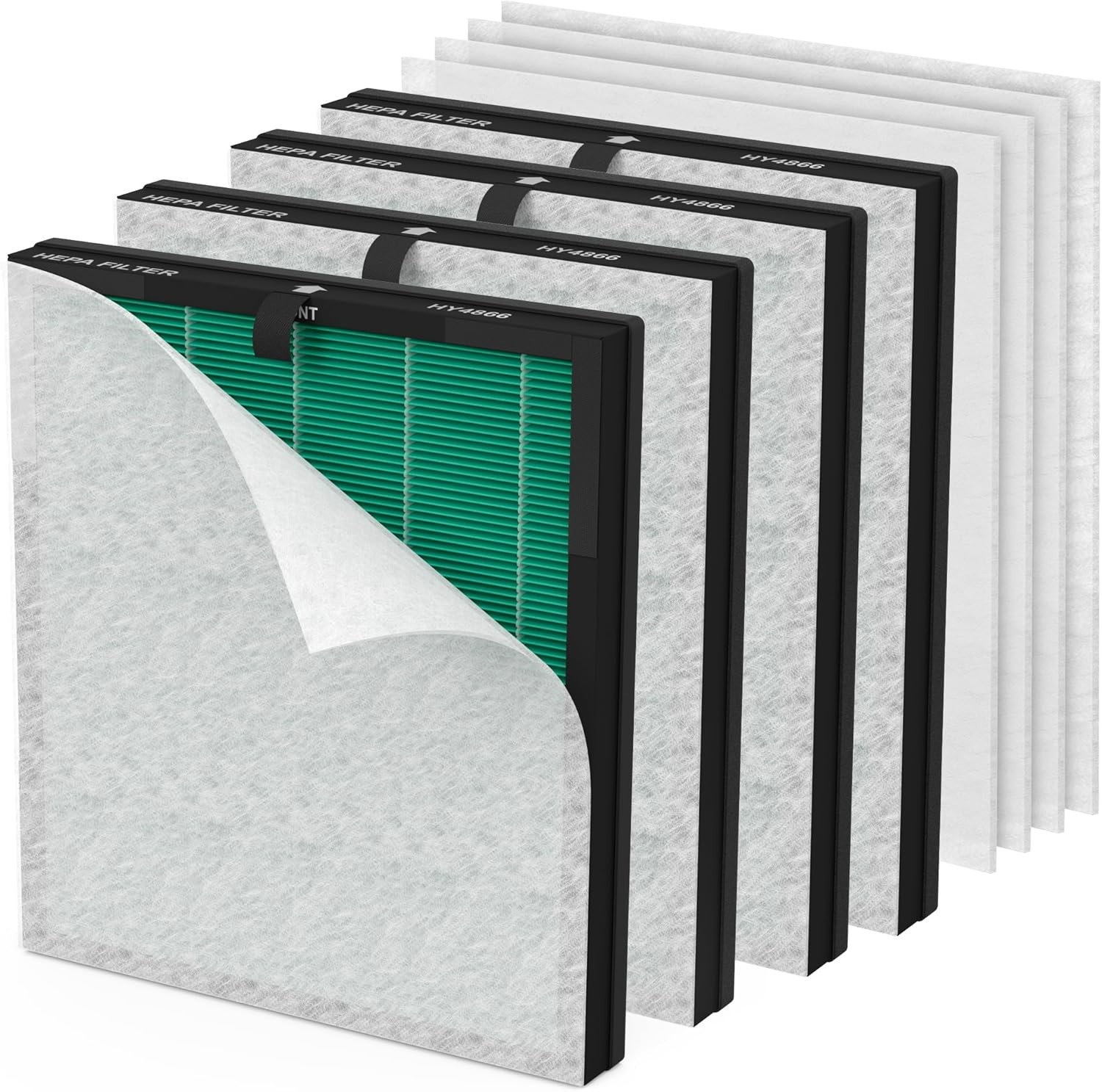 4 Packs Premium HY4866 Replacement Filter Compatible with MORENTO HY4866