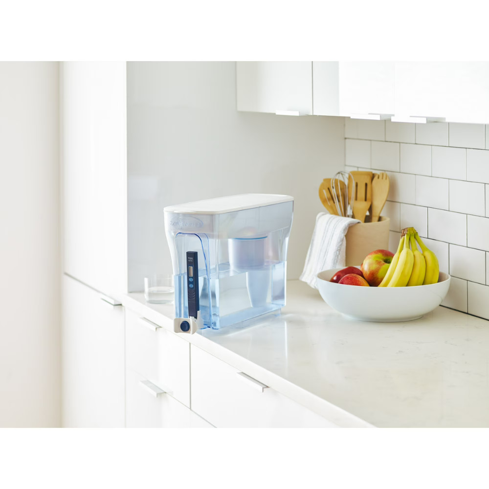 ZeroWater 23 Cup 5-Stage Water Filtration Dispenser, 0 TDS Purifier, BPA-Free