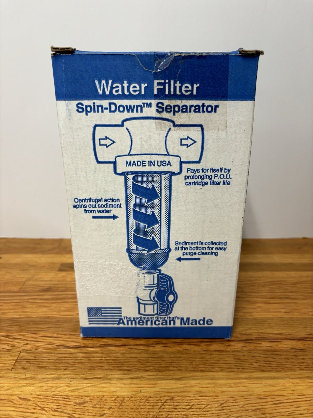 Rusco Spin-Down Filter Sediment Separator & Valve 34-100-F USA