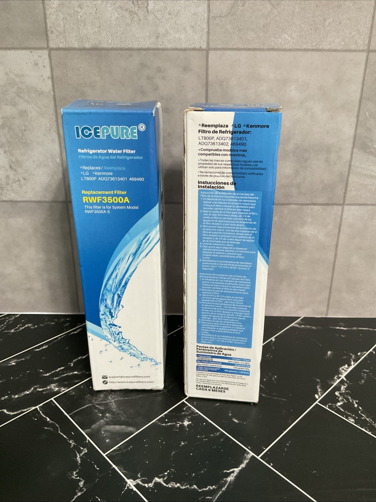 IcePure RWF3500A Refrigerator Water Filter (2 Count)