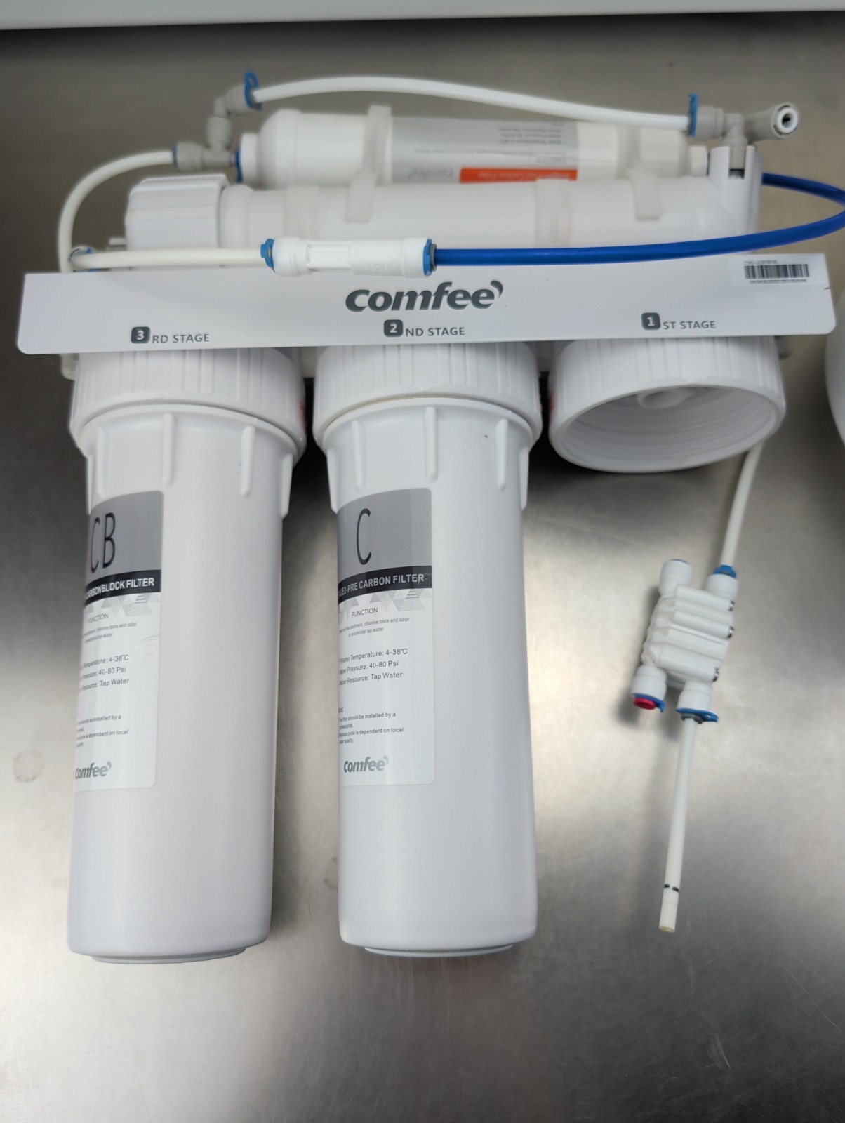 Comfee 5 stage Reverse Osmosis Water 75 GPD CMP10 Filter (Missing Stage One)