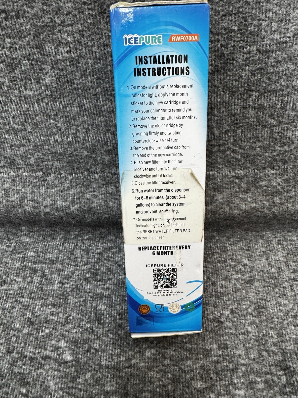 IcePure RWF0700A Water Filter For Samsung & Kenmore Refrigerators – 1 Count