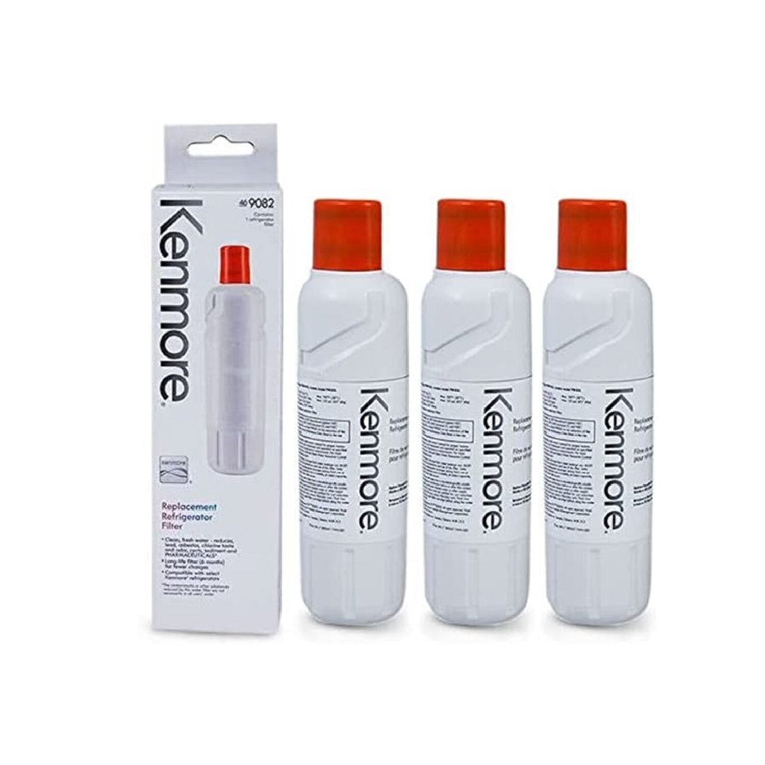 3Pcs Kenmore 9082 Replacement Refrigerator Water Filter for 469082 9903-US STOCK
