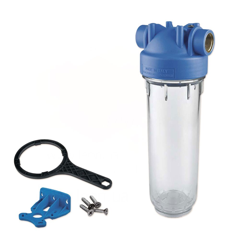 ITALY Water Filter Housing System 10″ x2.5″ MONO DUO TRIO 1/2″ 3/4″ 1″ NPT ATLAS