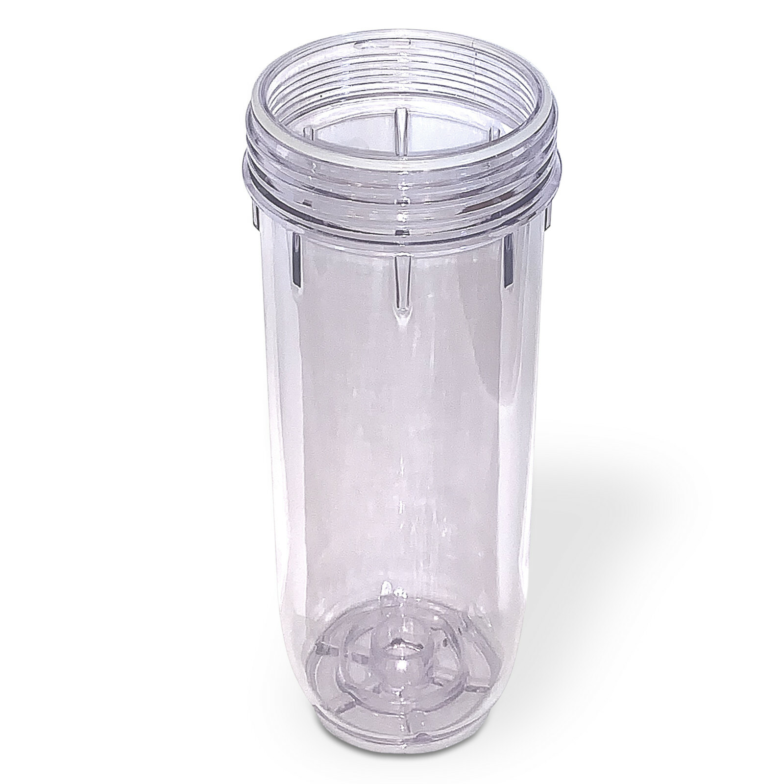 3 European Design Transparent Standard 10 inch Water Filter Housing, 3/4” Port