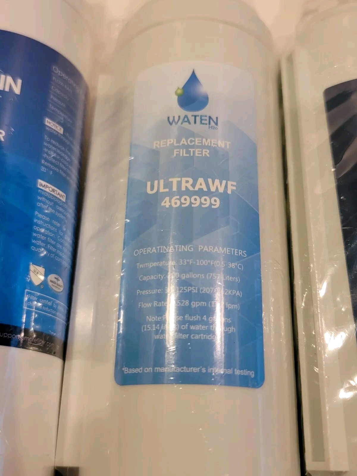 ULTRAWF 469999 Refrigerator Replacement Filters (3 Filters Various Brands)