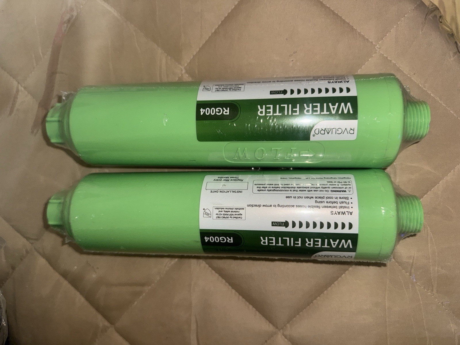 2 Pack RVGuard Water Filter for RVS and Marines. RG004 New & Sealed
