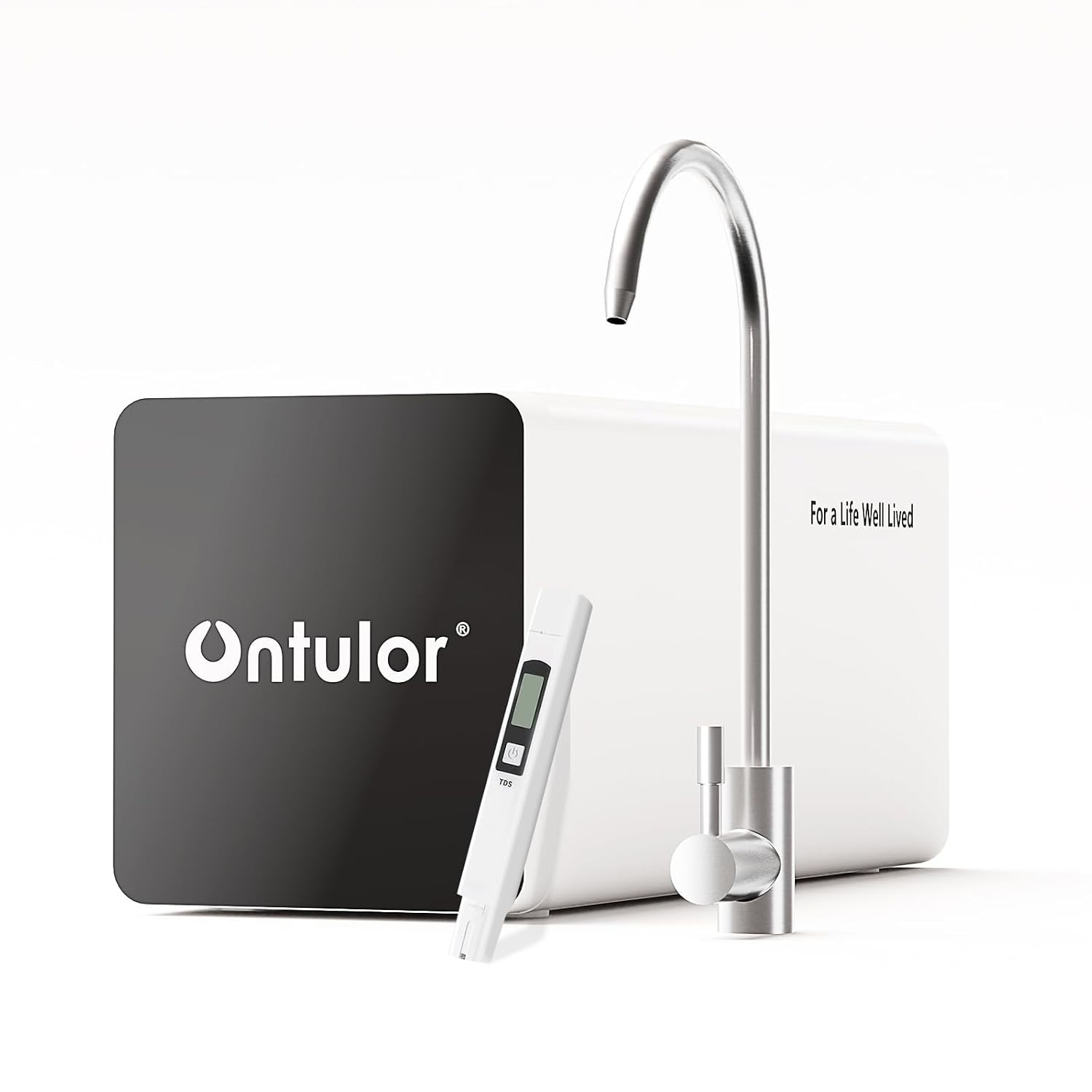 Ontulor 600GPD Reverse Osmosis System Tankless Filter Portable Water Purifier