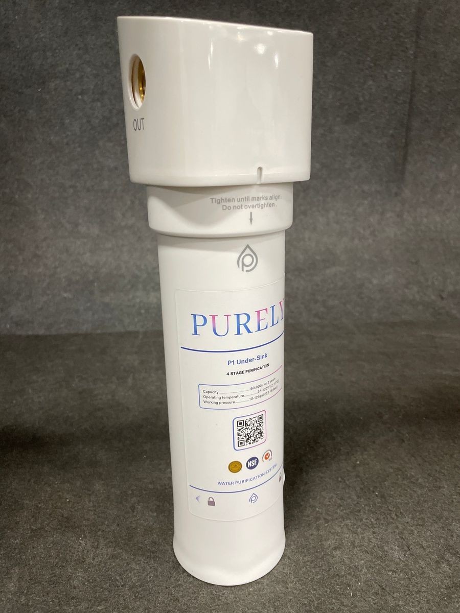 PURELY P1 Under Sink Water Filter 4 Stage Filtration for Pure Water