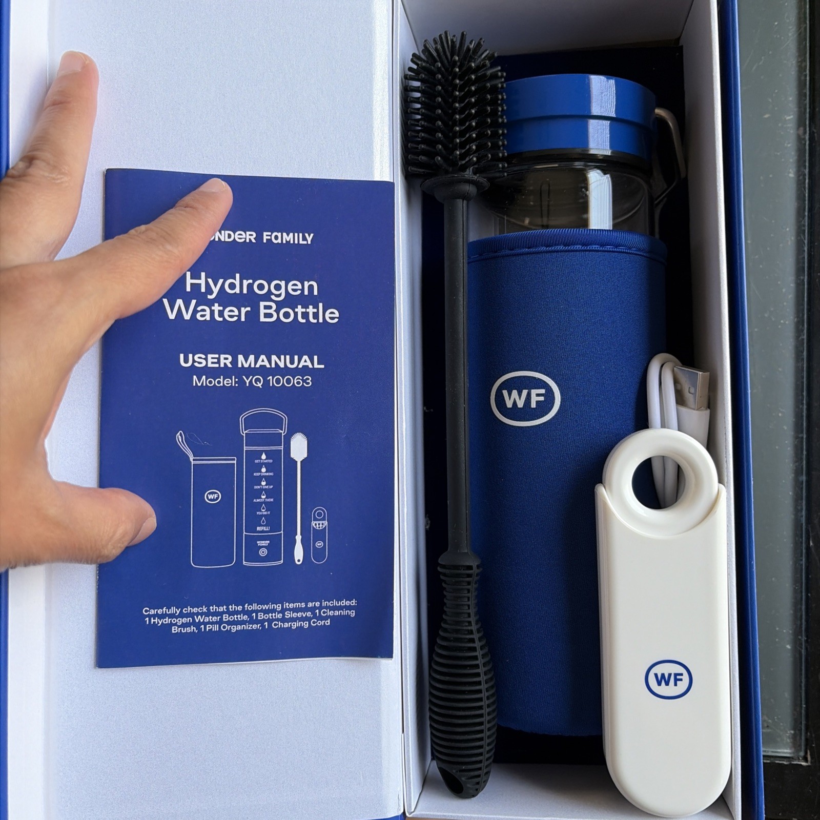 Hydrogen Water Bottle Generator 5 in 1 Large Set – Portable Water Hydrogenator
