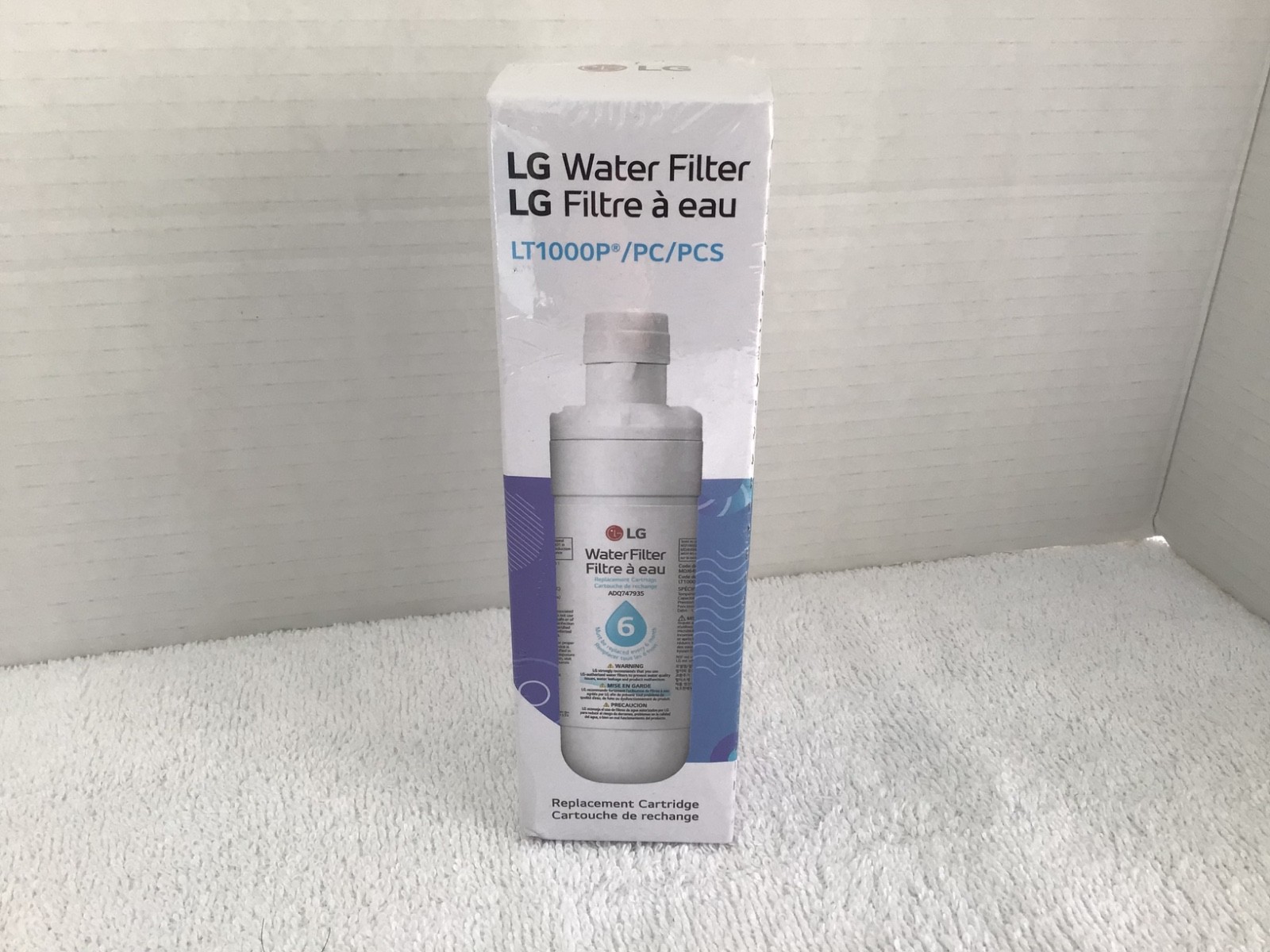 Genuine LG Water Filter LT1000P NEW SEALED