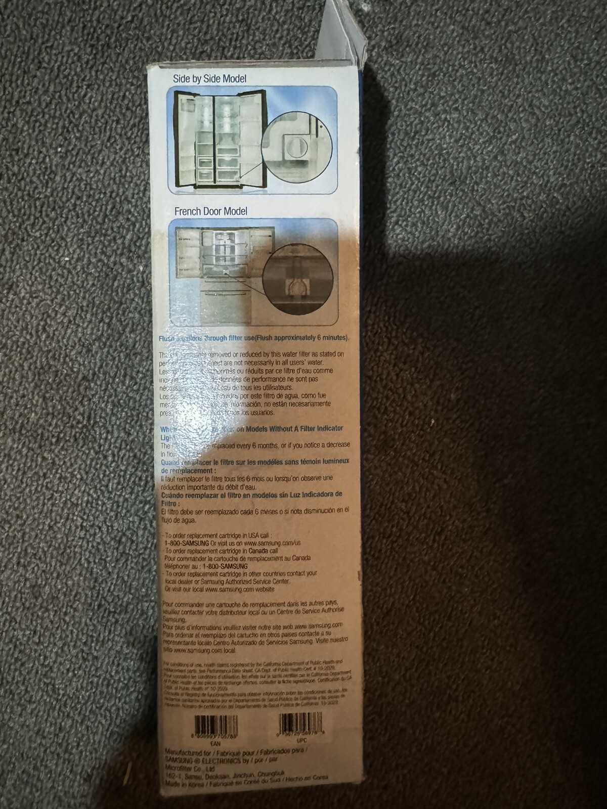 SAMSUNG FOR Fresh Refrigerator Water Filter Factory Sealed Brand New In Box