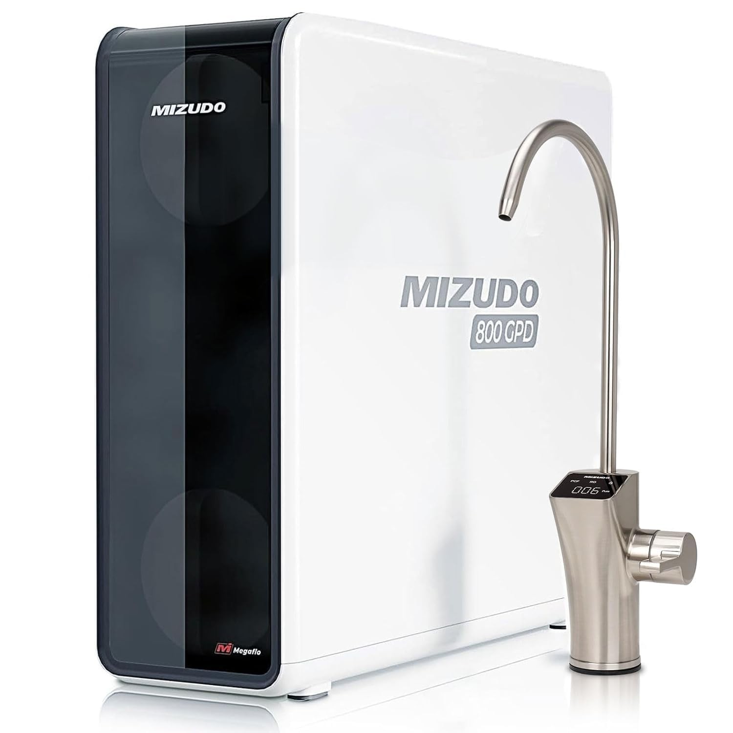 Used- 800GPD RO Water Filter Reverse Osmosis System 8 Stage 3:1 Pure to Drain