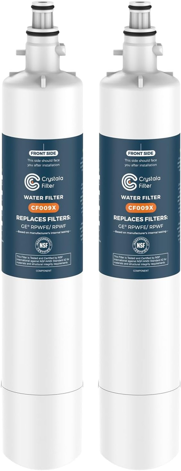 GE RPWFE Replacement Water Filter 2-Pack, Compatible with Multiple Models