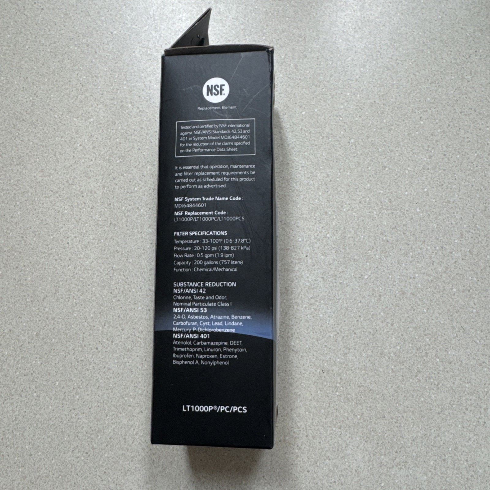 LG LT1000P/PC/PCS Refrigerator Water Filter Replacement