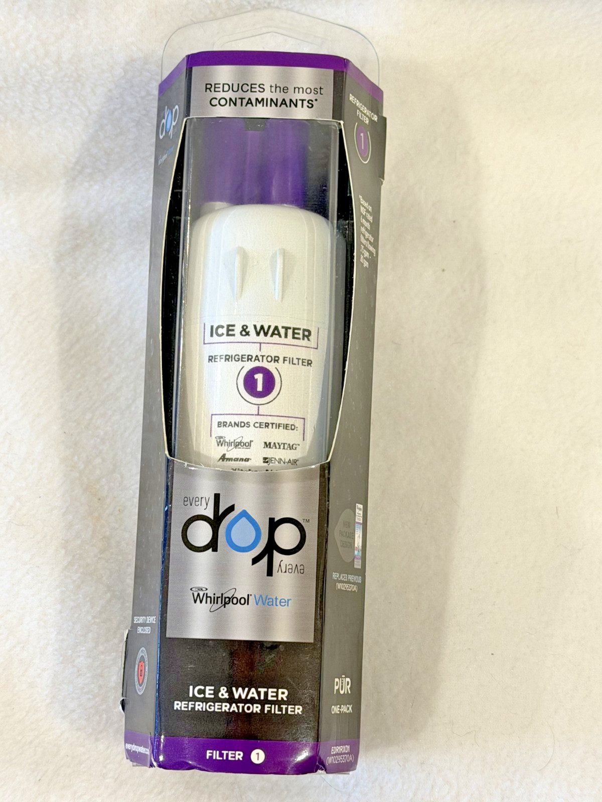 EveryDrop #1 Refrigerator Ice and Water Filter ΕDR1RXD1 New SEALED