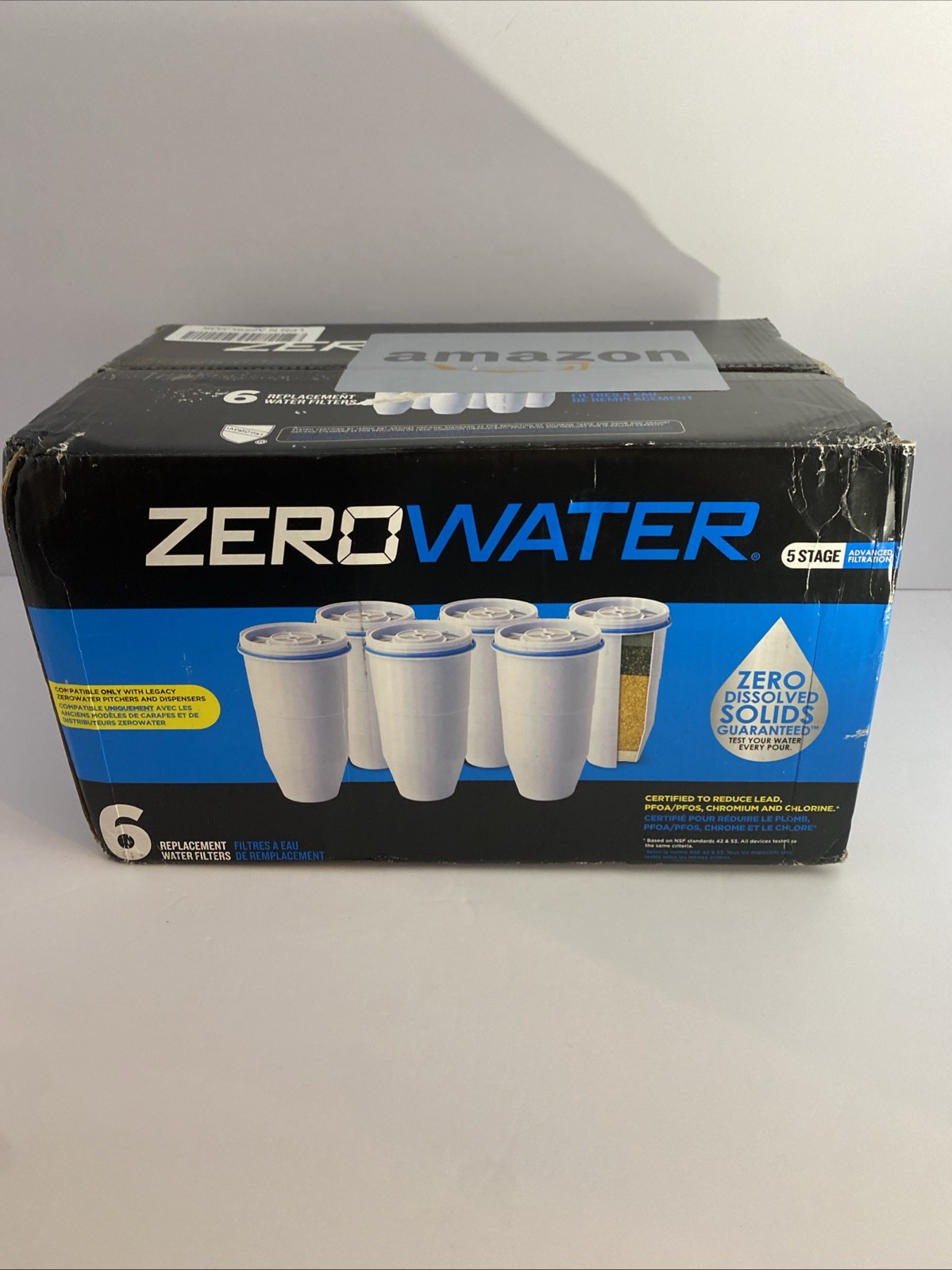 6-Pack ZeroWater 5-Stage Replacement Filters New Sealed Read Desc See Pics