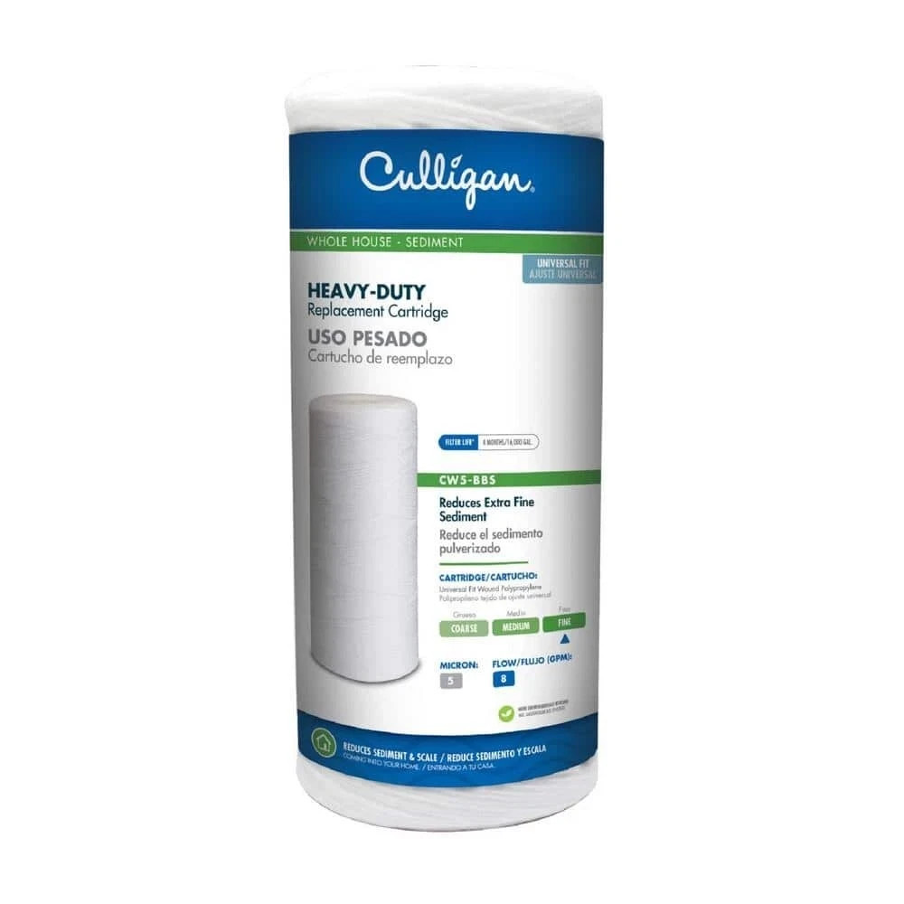 Culligan Universal Cord Wound Polypropylene Replacement Water Filter Cartridge