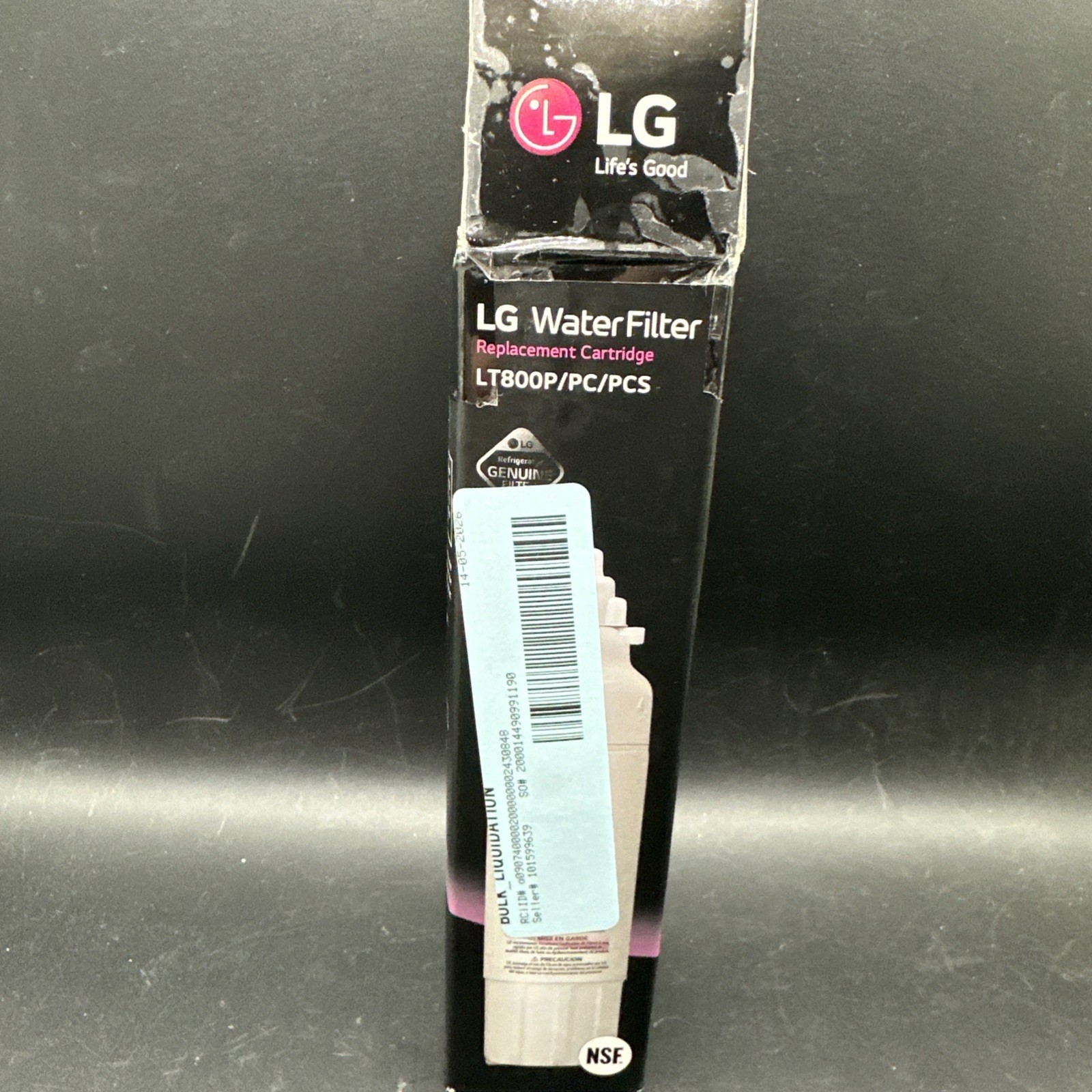 1 PACK LT800P Fit LG LT800P Black Replacement Refrigerator Water Filter NEW