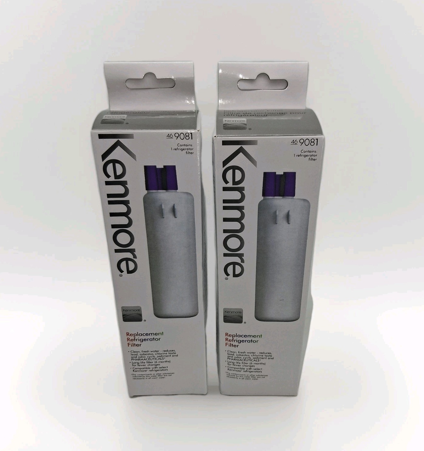 2 Pack Kenmore 469081 Refrigerator Water Filter 9081 46-9081