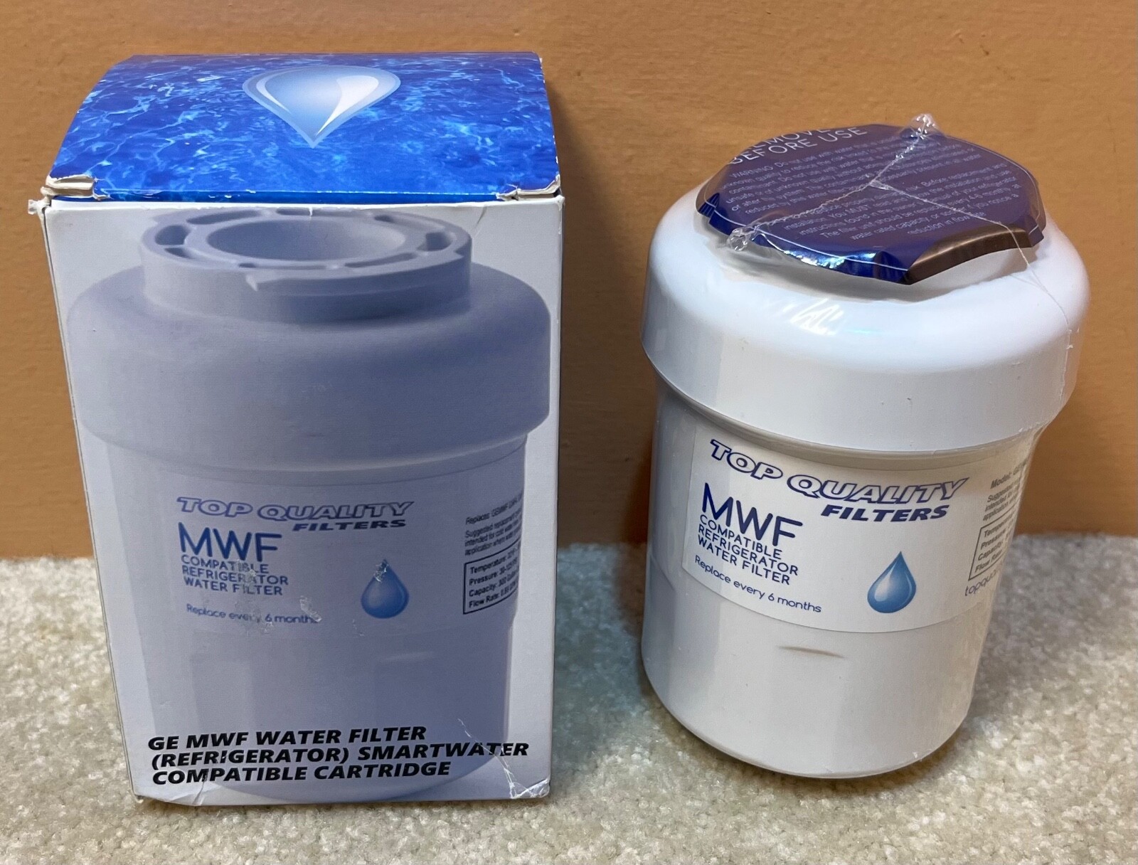 Top Quality 6 month Refrigerator Water Filter GE MWF, GWFA, GWF06, GWF01, MWFA