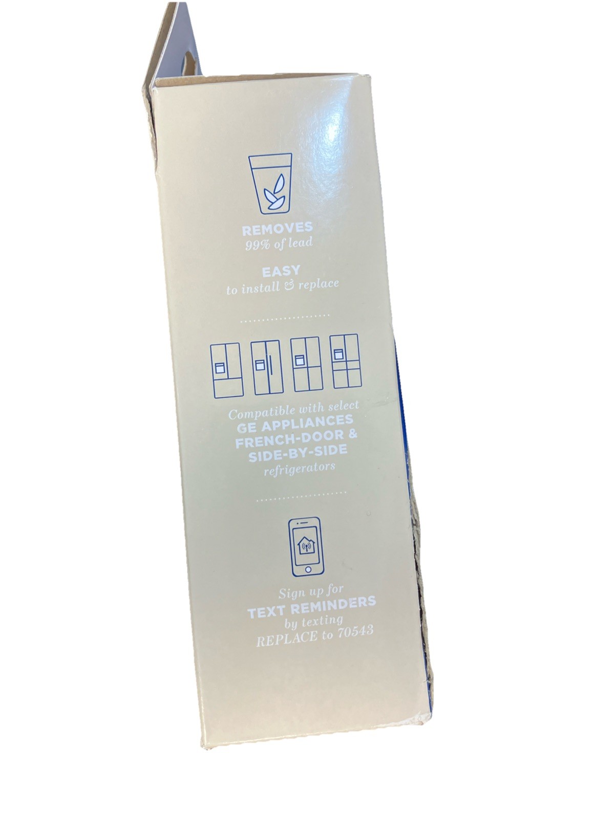 GE Appliances Genuine OEM XWF Refrigerator Water/Ice Filter For 50+ Impurities