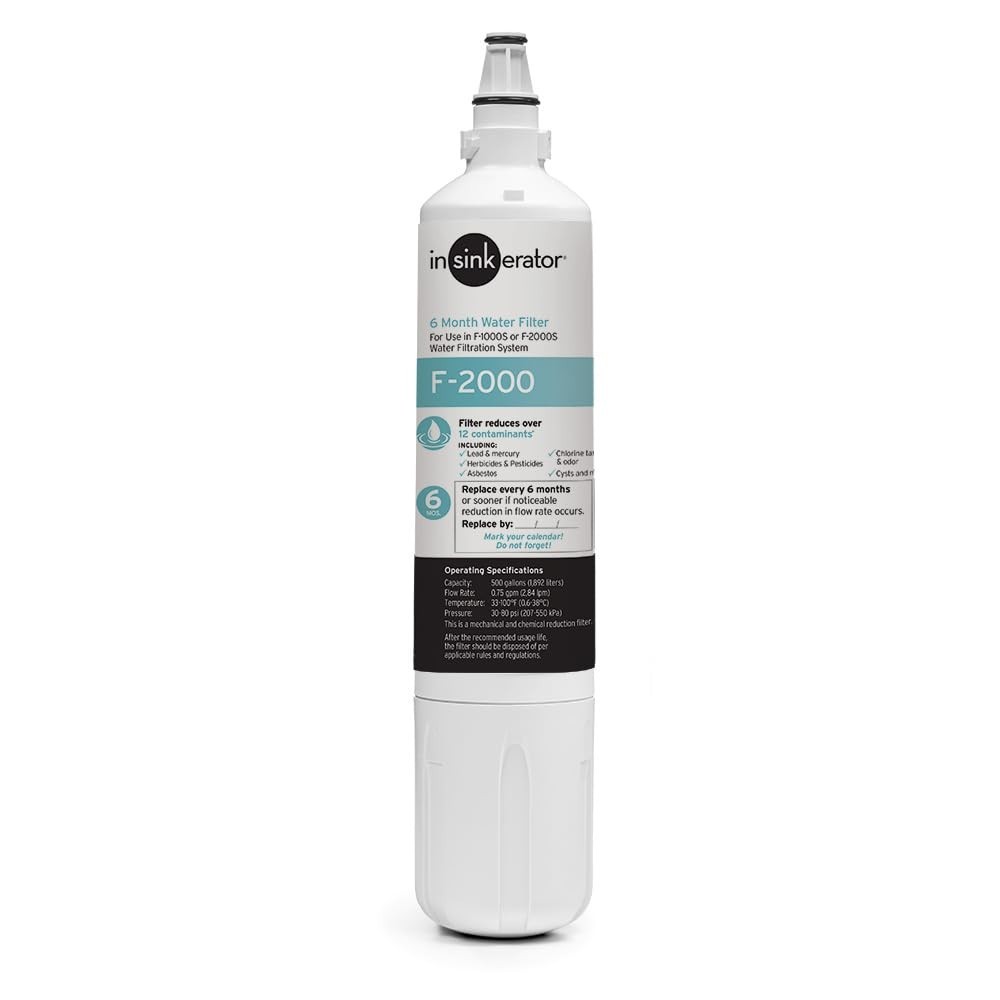 F-2000 Under Sink Water Filter Replacement Cartridge VOCs & Lead 1 Count