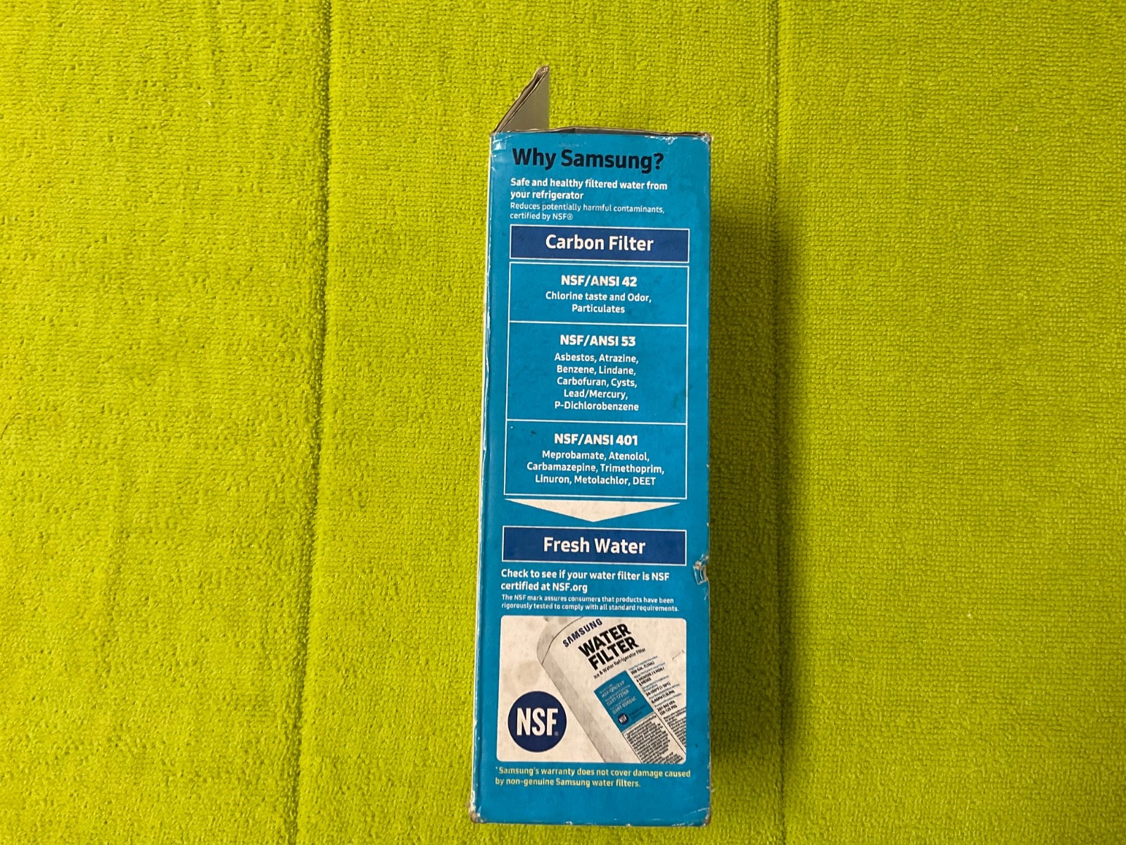 Genuine Samsung DA97-17376B HAF-QIN/EXP REFRIGERATOR Water Filter US