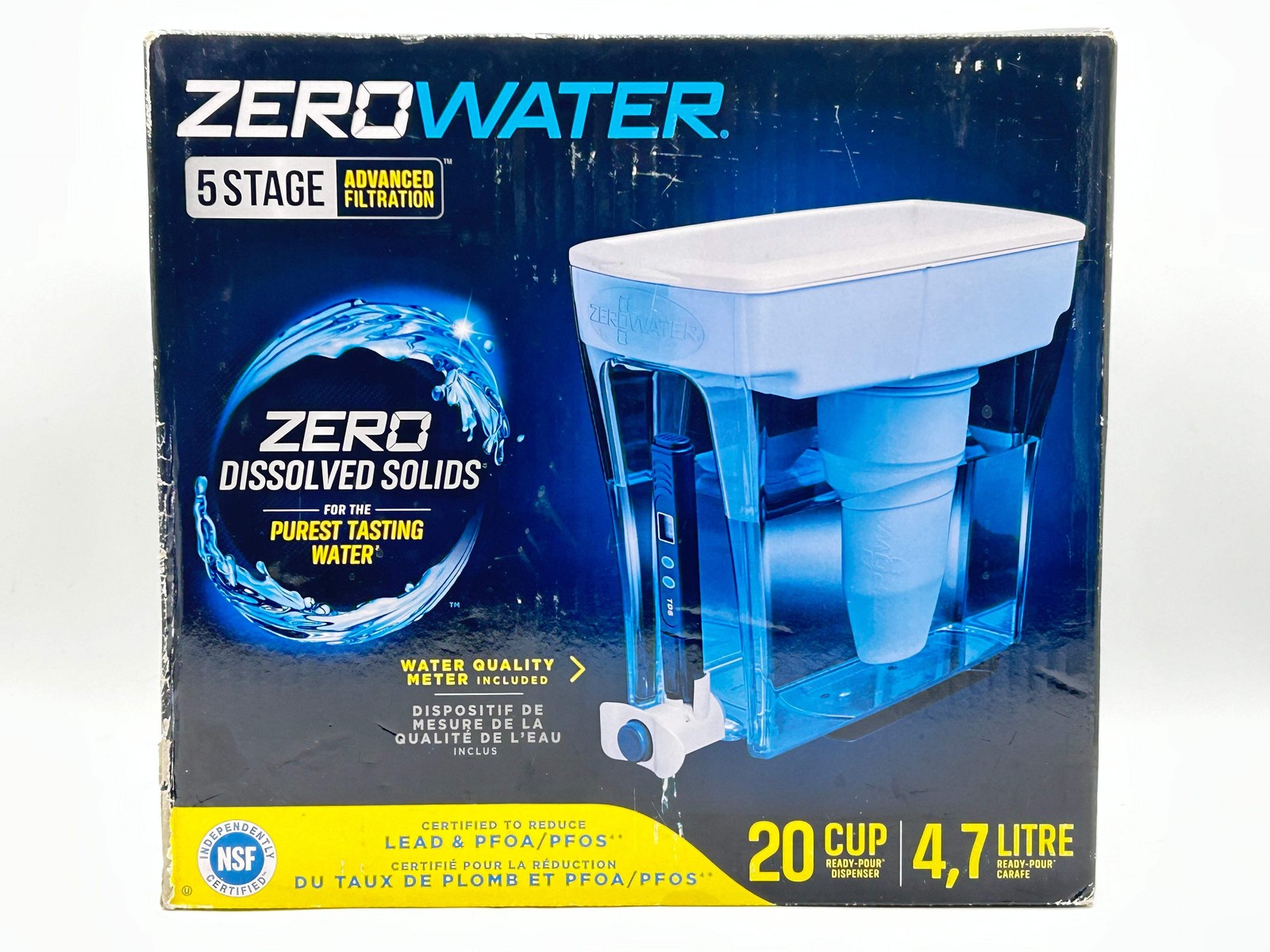 Zero Water (ZD-20RPN) 5-Stage Advanced Filtration Water Filter New In Box