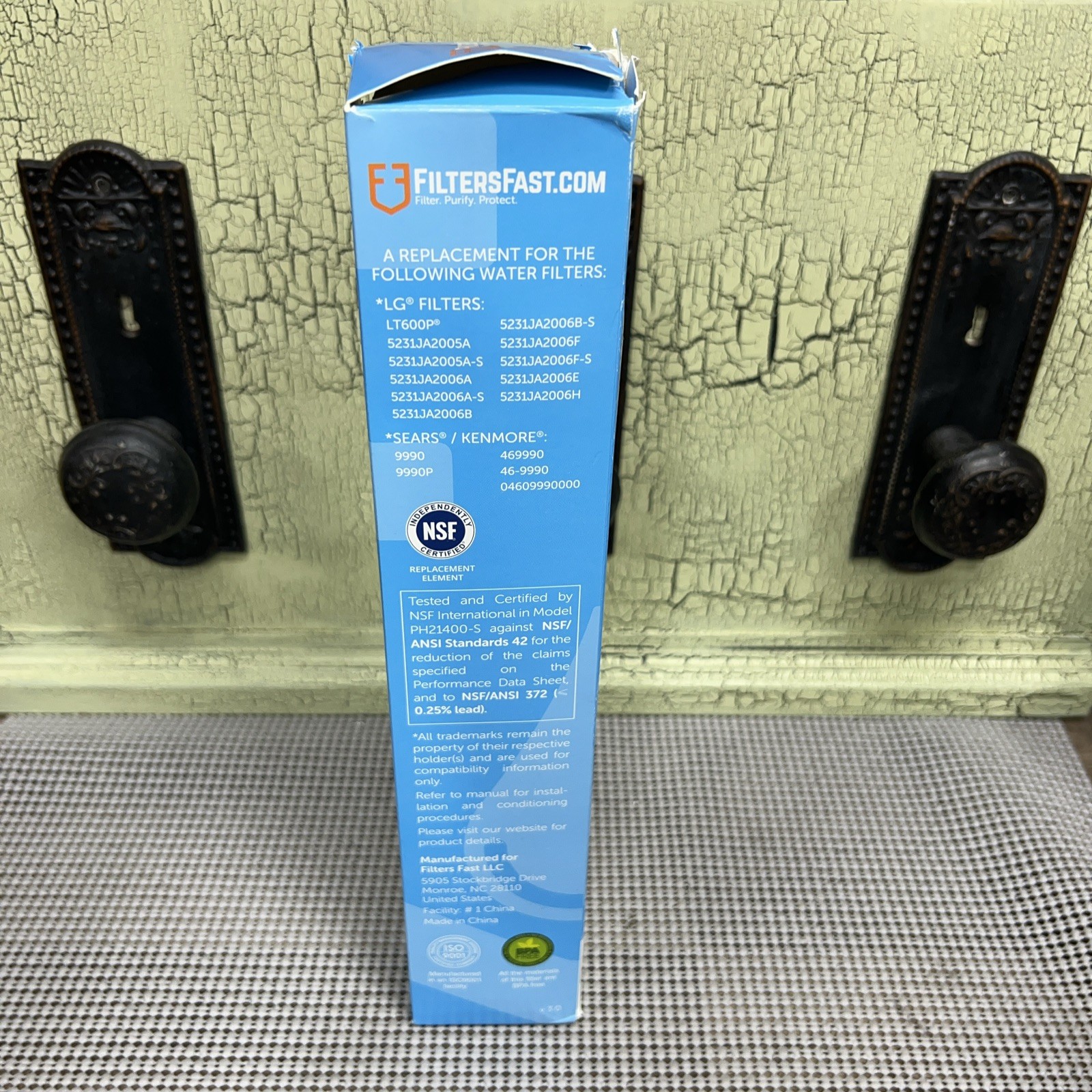 FilterFast Replacement Filter, Compatible w/ LG LT600P, Kenmore 469990, NEW