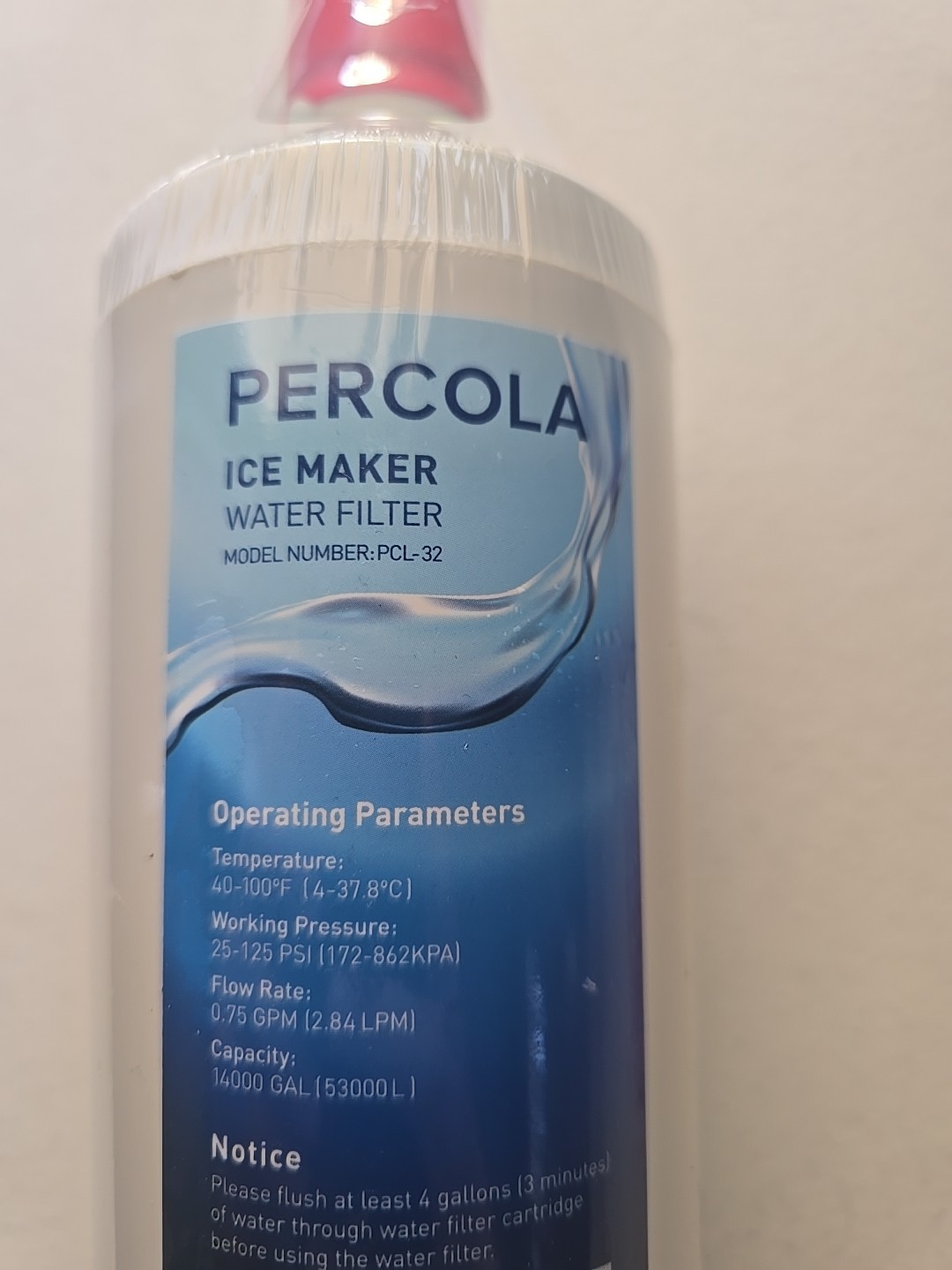 Pack Percola Ice Maker Water Filter Model #PCL-32