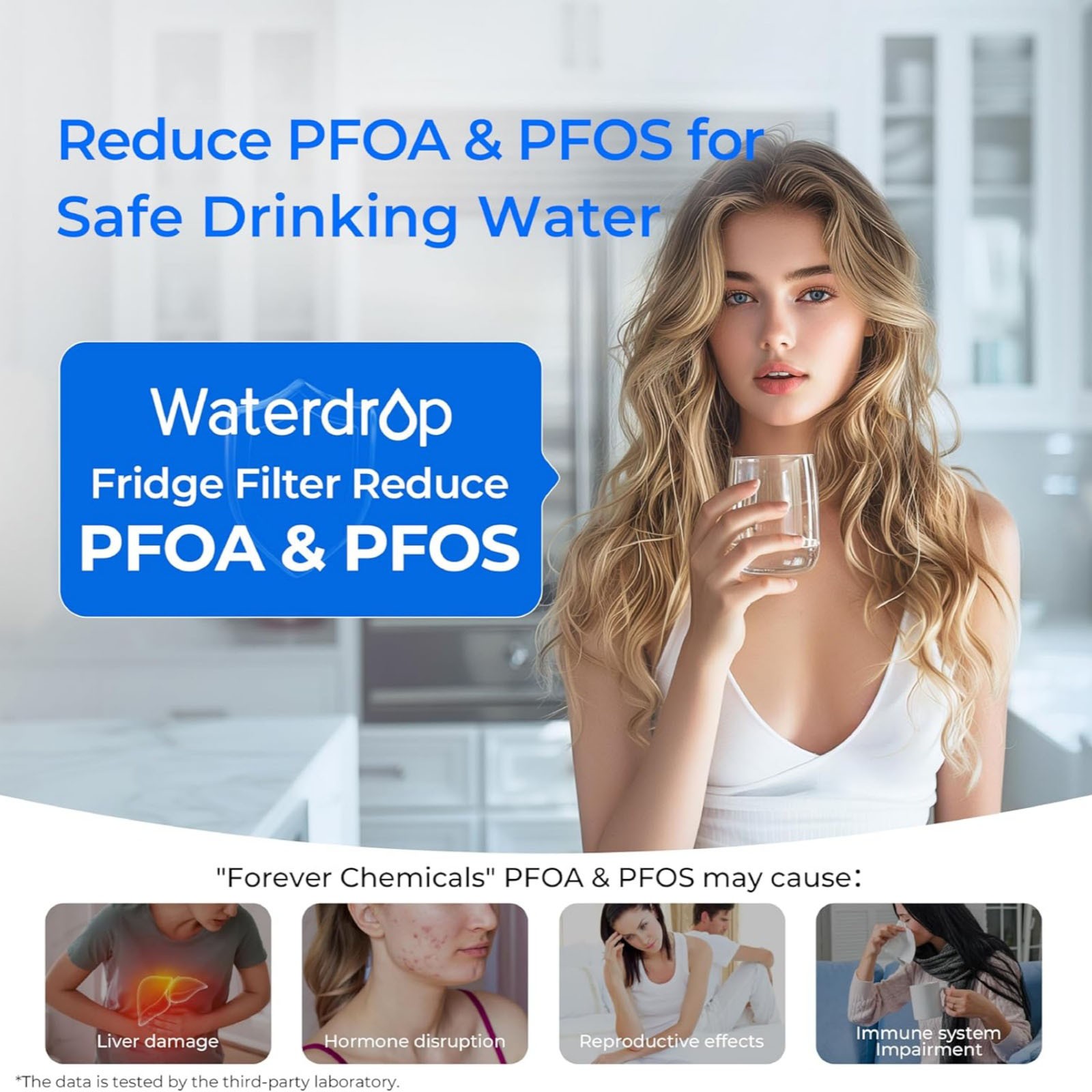 2 Pack DA97-17376B Refrigerator Water Filter Replacement For Samsung Fridge